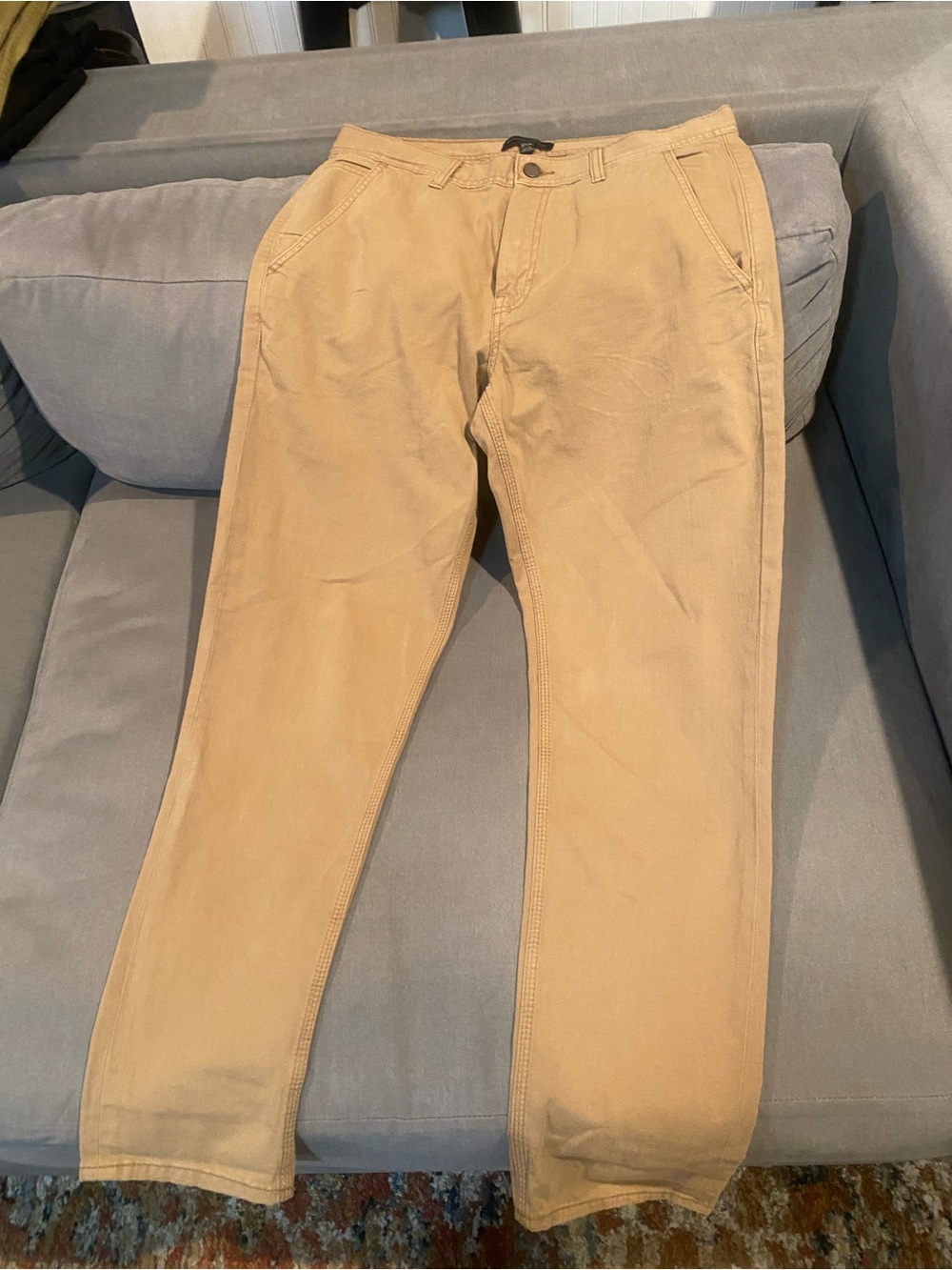 Banana Republic Men's Khaki Chino Pants - Light Tan